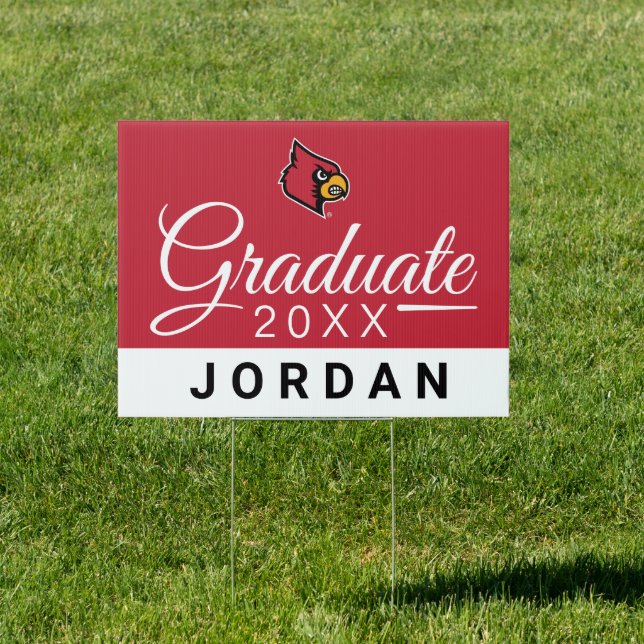 Louisville Cardinals Graduate Sign (Insitu)