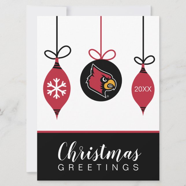 Louisville Cardinals Holiday Card (Front)