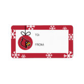 Louisville Cardinals Red Laser Engraved Luggage Tag