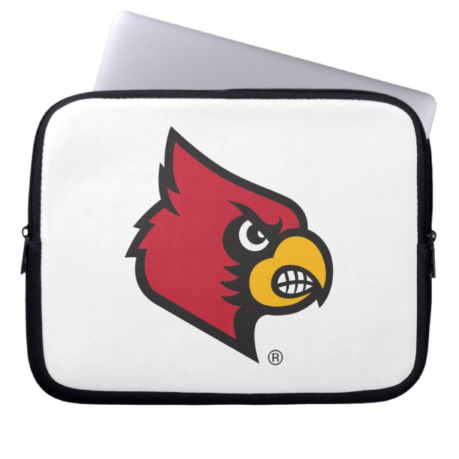 Louisville Cardinals Laptop Sleeve (Front)
