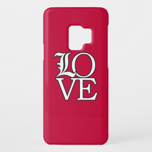Louisville Cardinals Love Case_Mate Samsung Galaxy S9 Case