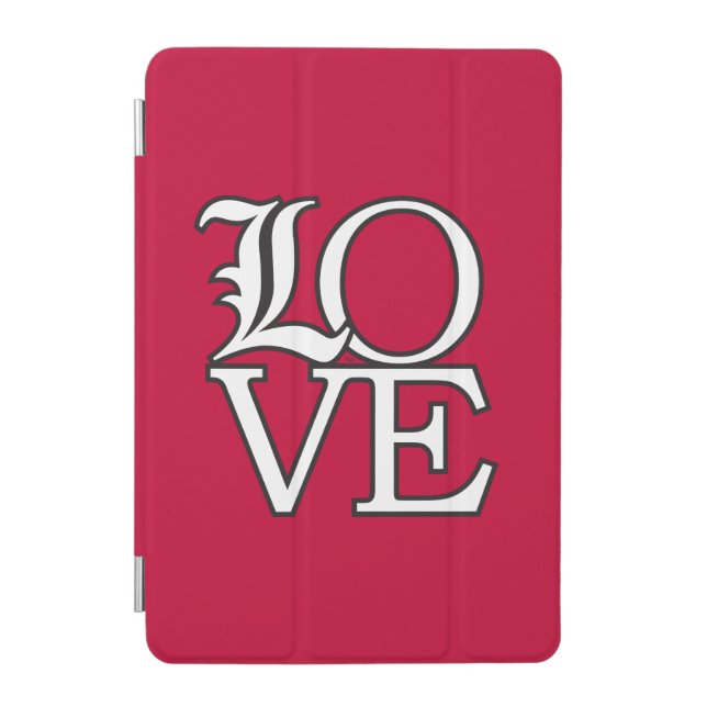 Louisville Cardinals Love iPad Mini Cover (Front)