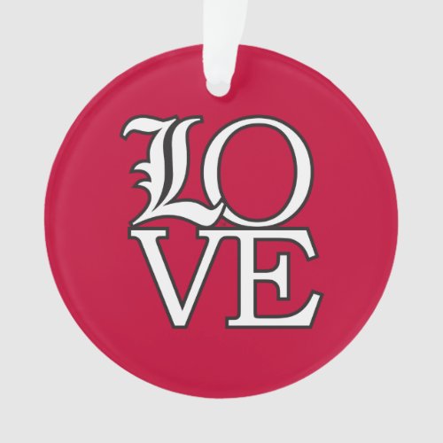 Louisville Cardinals Love Ornament