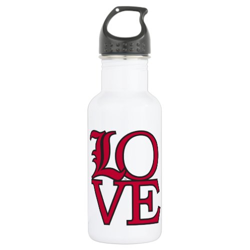 Louisville Cardinals Love Stainless Steel Water Bottle