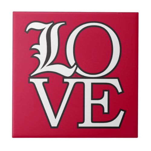 Louisville Cardinals Love Tile