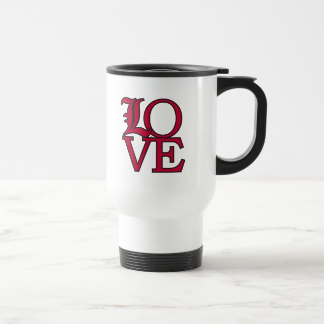 Louisville Cardinals Love Travel Mug (Right)