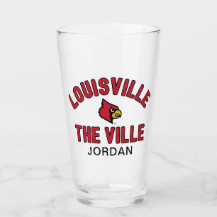 Louisville Cardinals The Ville Glass