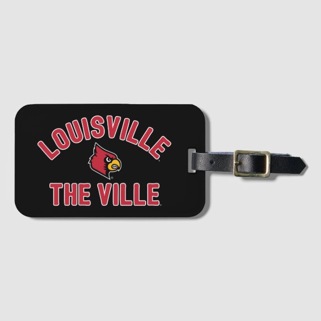 Louisville Cardinals | The Ville Luggage Tag (Front Horizontal)