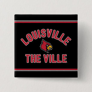 Louisville Cardinals The Ville Pinback Button