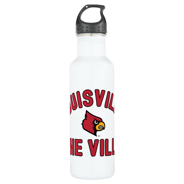 Louisville Cardinals | The Ville Water Bottle (Front)