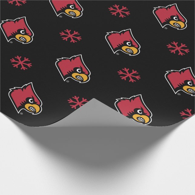 Louisville Cardinals Wrapping Paper (Corner)