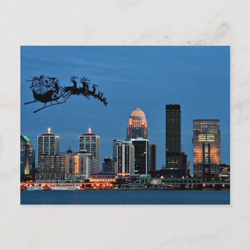 Louisville Christmas Holiday Postcard