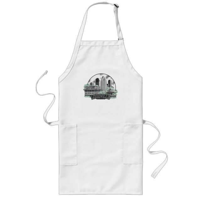 Louisville City Kentucky USA Long Apron (Front)
