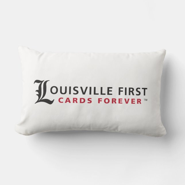 Louisville First, Cards Forever Lumbar Pillow (Front)