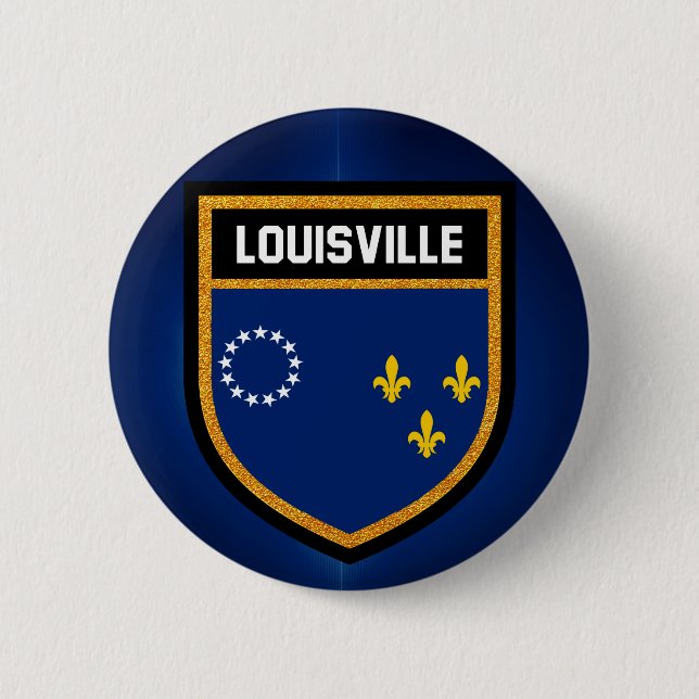 Louisville Flag Button (Front)