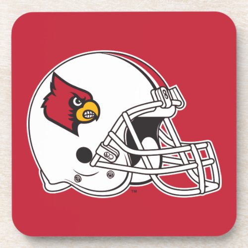 Louisville Football Helmet Beverage Coaster