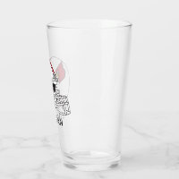 Louisville Cardinals 16oz. Floral Pint Glass