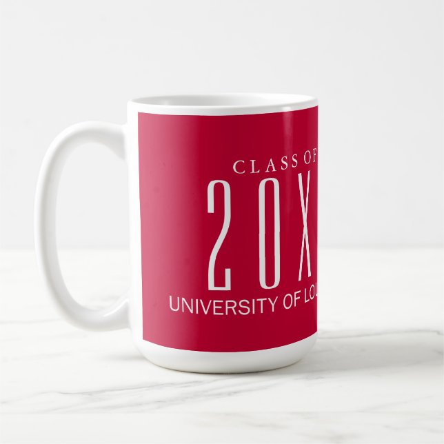 Louisville Graduation Coffee Mug (Left)