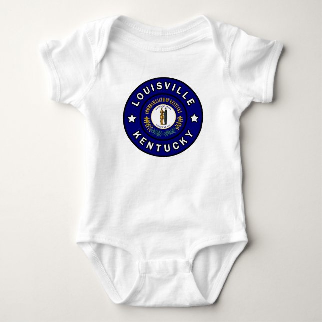 Louisville Kentucky Baby Bodysuit (Front)