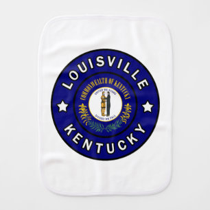 Louisville Kentucky Baby Burp Cloth