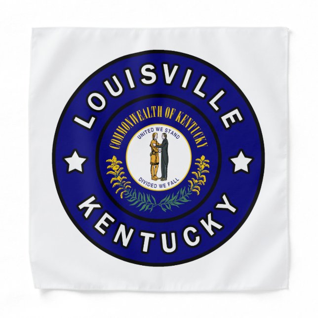 Louisville Kentucky Bandana (Front)