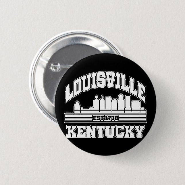 Louisville,Kentucky Button (Front & Back)