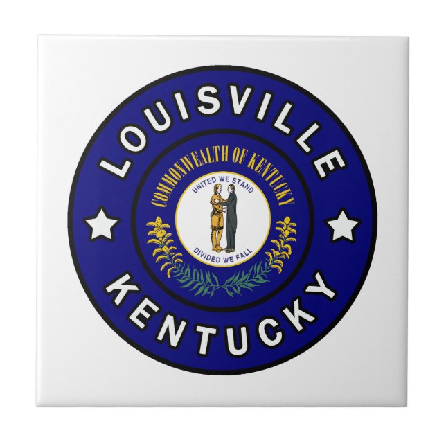 Louisville Kentucky Ceramic Tile (Front)