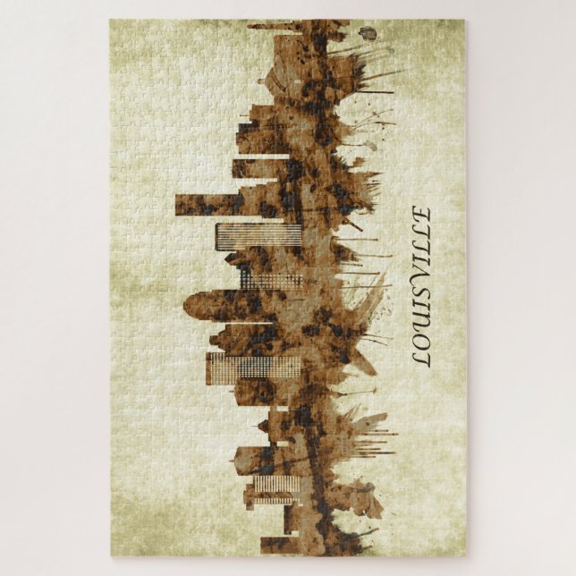 Louisville Kentucky Cityscape Jigsaw Puzzle (Vertical)