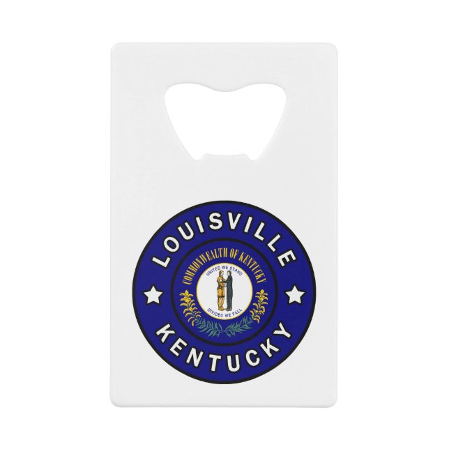 Louisville Kentucky Credit Card Bottle Opener (Front)