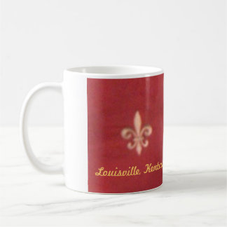 "LOUISVILLE, KENTUCKY FLEUR DE LIS MUG" COFFEE MUG