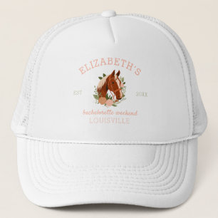 Louisville Kentucky Horse Bachelorette Trucker Hat