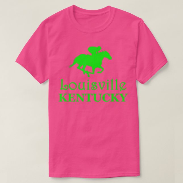 Louisville Kentucky Horse Racing  T-Shirt (Design Front)