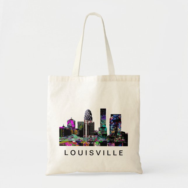 Louisville, Kentucky in graffiti Tote Bag (Front)