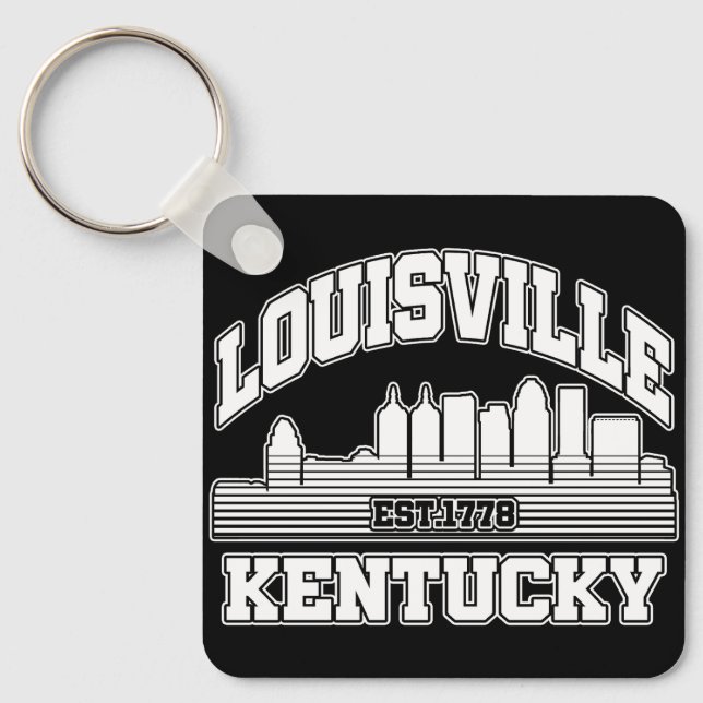 Louisville,Kentucky Keychain (Front)