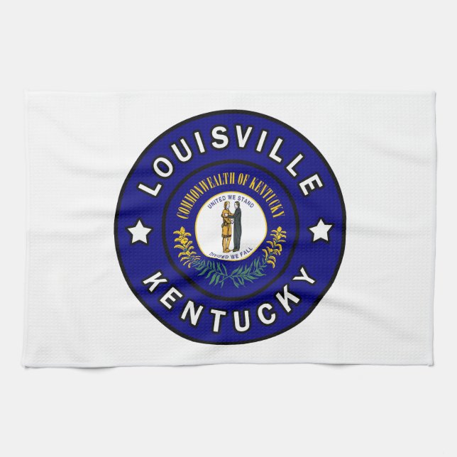 Louisville Kentucky Kitchen Towel (Horizontal)