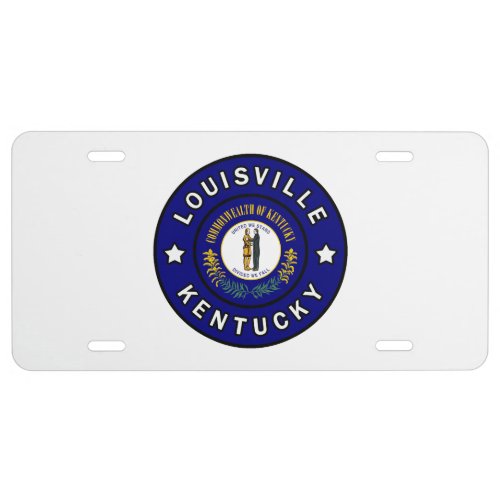 Louisville Kentucky License Plate