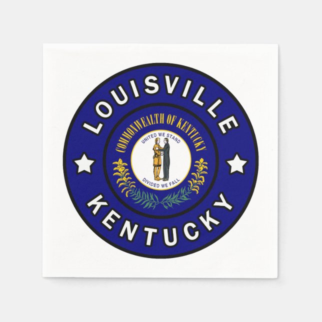 Louisville Kentucky Napkins (Front)