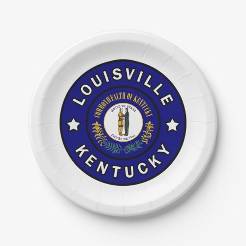Louisville Kentucky Paper Plates