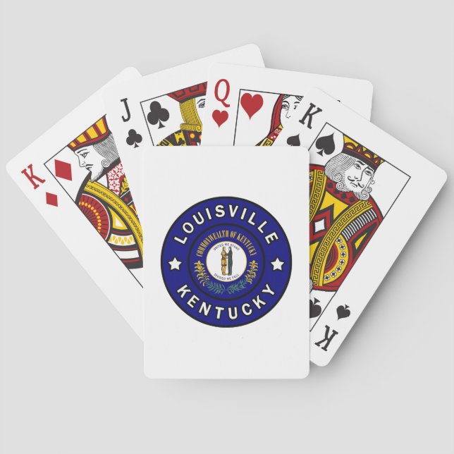 Louisville Kentucky Poker Cards (Back)