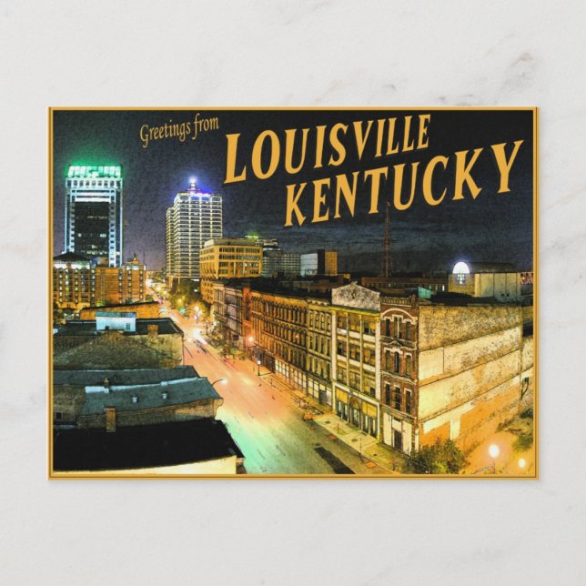 Louisville Kentucky Postcard (Front)