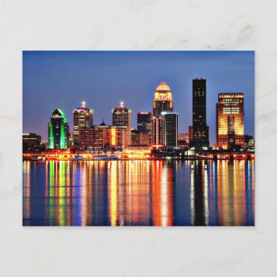 Louisville, Kentucky, Retro Skyline Classic Series, Lantern Press Artwork,  Tote Bag