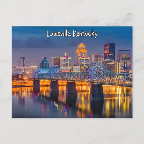 Louisville Kentucky Postcard Souvenir