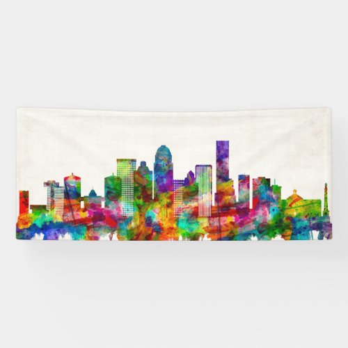 Louisville Kentucky Skyline Banner