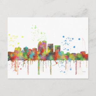 LOUISVILLE, KENTUCKY SKYLINE POSTCARD