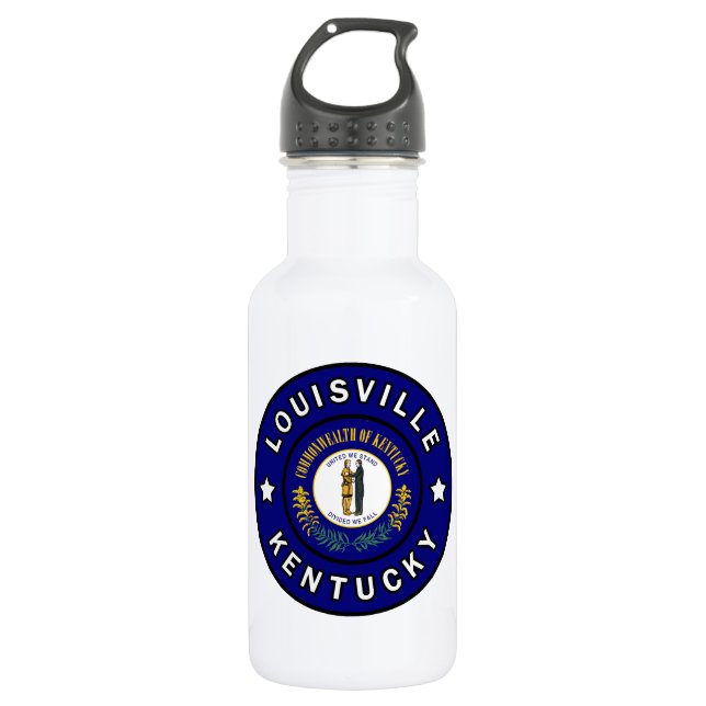 Louisville Kentucky Stainless Steel Water Bottle (Front)