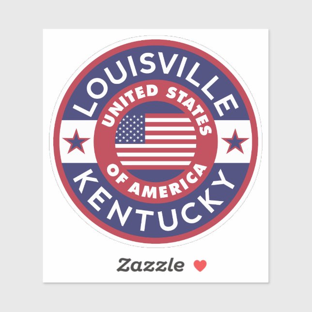 LOUISVILLE, Kentucky Sticker (Sheet)