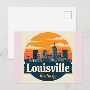 Louisville Kentucky USA Skyline Postcard