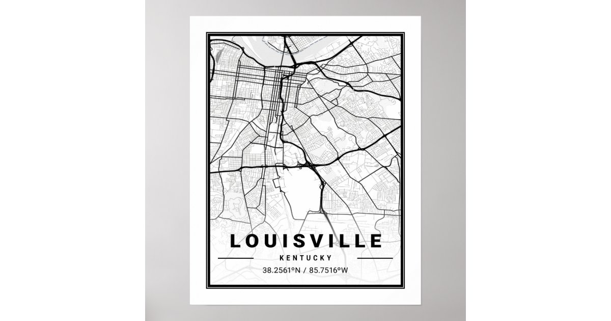 Louisville Kentucky From My Location Louisville Kentucky Usa Travel City Map Poster Zazzle Com Louisville Kentucky From My Location Louisville Kentucky Usa Travel City Map Poster Zazzle Com