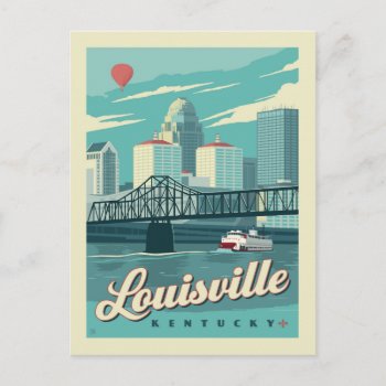 Louisville  Kenucky | Save The Date Announcement Postcard by AndersonDesignGroup at Zazzle