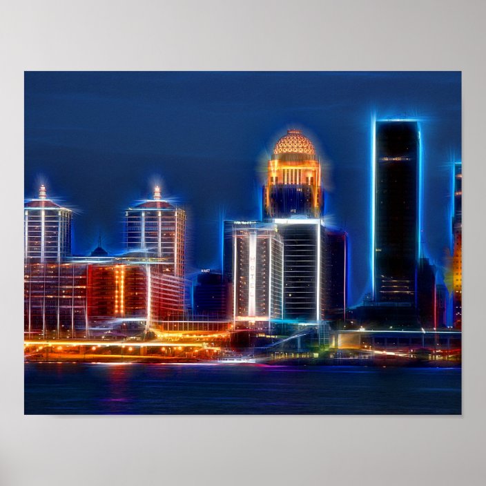 louisville ky skyline poster zazzle com louisville ky skyline poster zazzle com